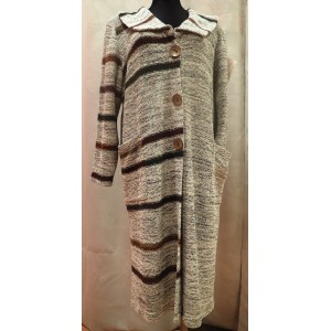 Dlhý pletený kabát Dlhý pletený kabát